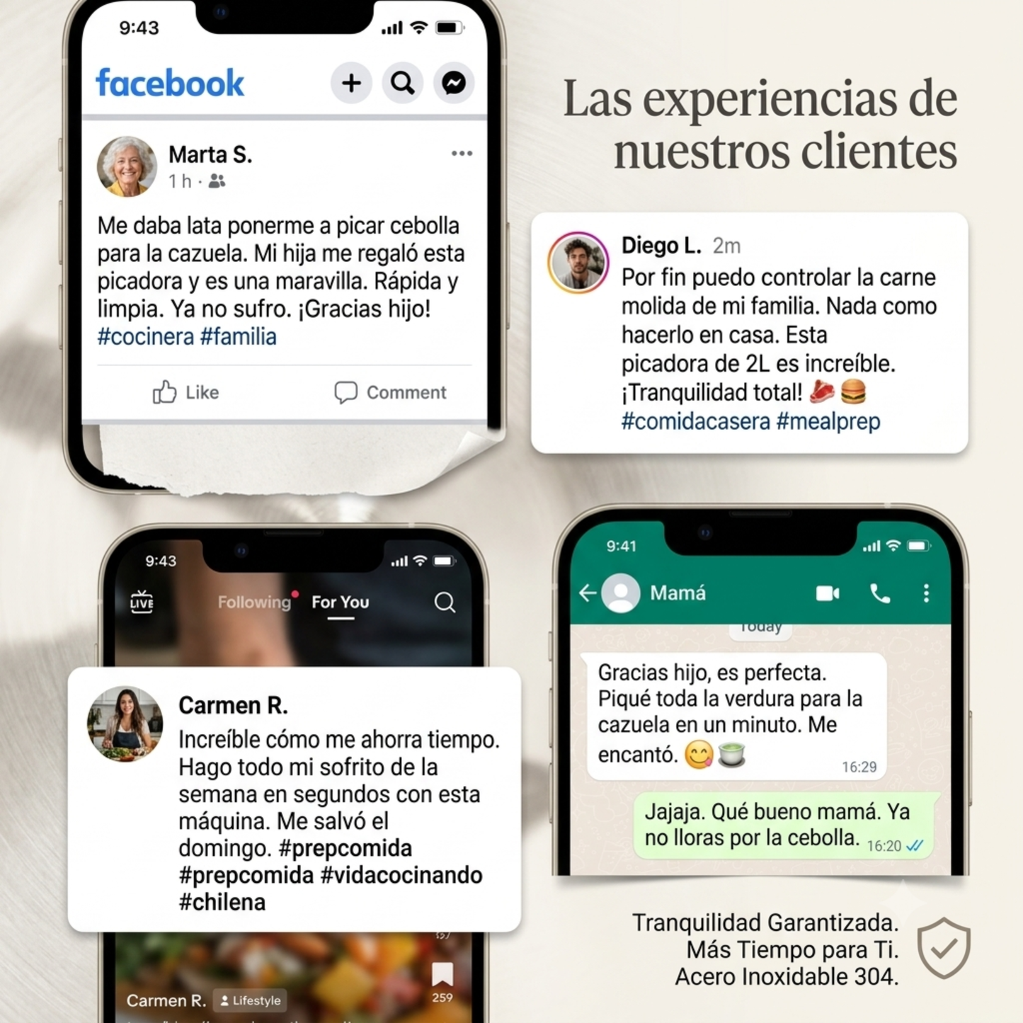 VELO CHEF PICADORA  ELECTRICA MULTIUSO - Procesa tus Ingredientes - Haz la Parte Pesada de Cocinar en Solo 10 Segundos