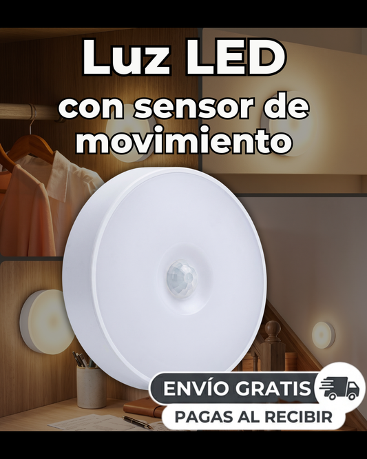 Luz  Led Nocturna con Sensor de Movimiento